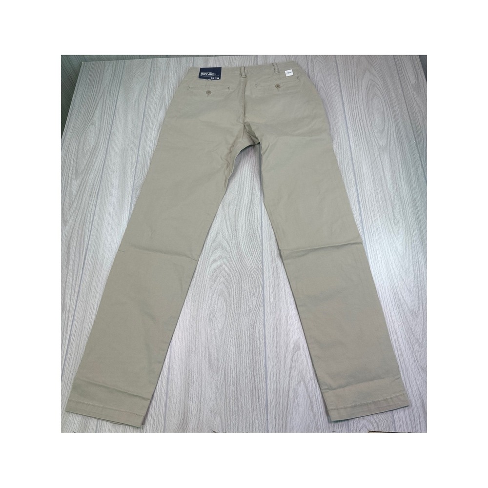 American Eagle Flex Original Straight Lived-In Khakis 30x36 Tan Chino Pants New - Picture 2 of 9